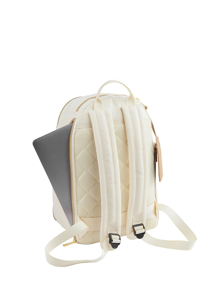 Cabin Max Cream Travel Hack 40cm Backpack - Image 4 of 7