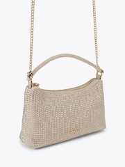 Carvela Gold Lazio Embellished Clutch Bag - Image 2 of 4
