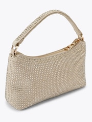 Carvela Gold Lazio Embellished Clutch Bag - Image 3 of 4