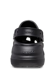 Crocs Black Classic Crush Clogs - Image 2 of 7