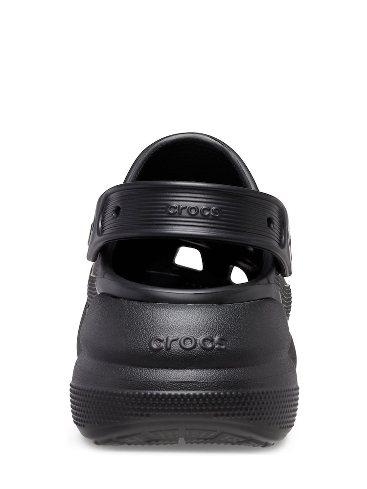 Crocs Black Classic Crush Clogs - Image 2 of 7