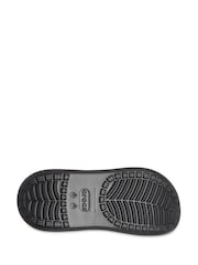 Crocs Black Classic Crush Clogs - Image 6 of 7