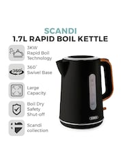 Tower Black Scandi 3kW 17L Kettle - Image 2 of 8
