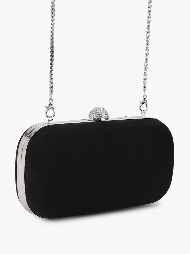 Carvela Black Cecilia Hard Clutch Bag - Image 2 of 4 Carvela Black Cecilia Hard Clutch Bag - Image 2 of 4