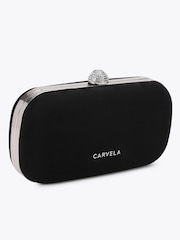 Carvela Black Cecilia Hard Clutch Bag - Image 3 of 4