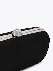 Carvela Black Cecilia Hard Clutch Bag - Image 4 of 4