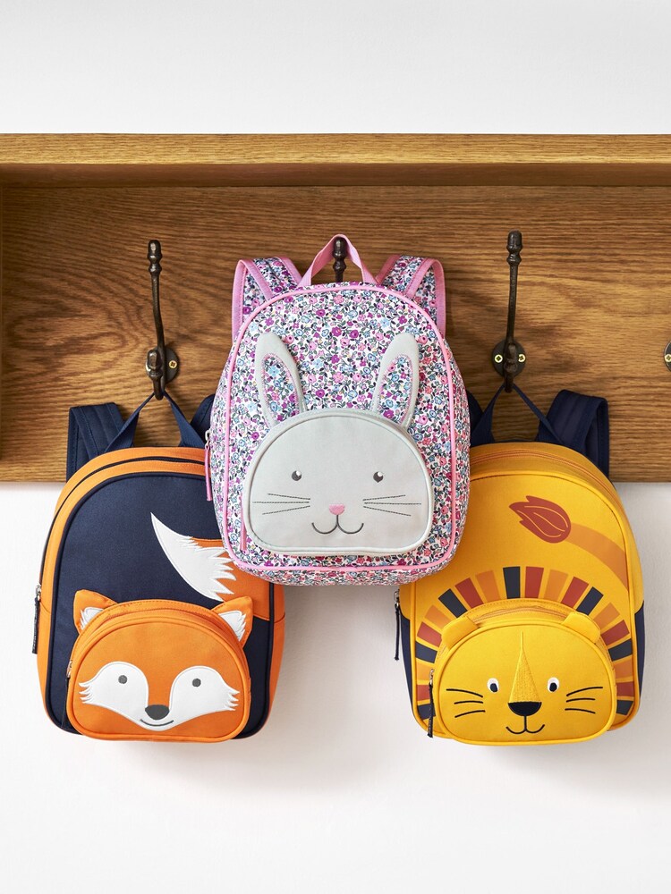 JoJo Maman Bébé Pink Personalised Bunny Backpack - Image 2 of 8