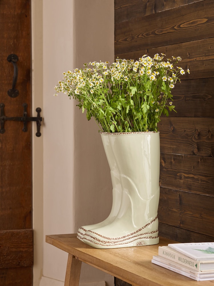 Natural Natural Wellington Boots Umbrella Stand - Image 2 of 6