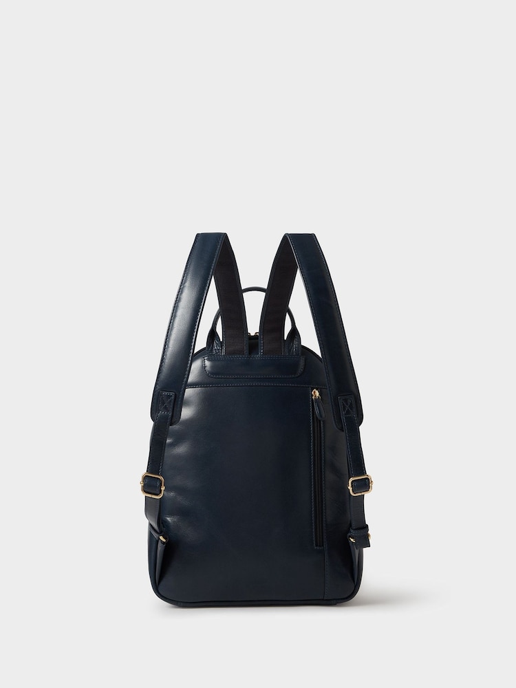 black leather backpack mens The Western Canvas laptop backpack Dell Blue Laptop Backpacks Color:Stellar Navy/Grey Way Zipper With Leather