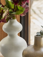 3 Pack Natural Organic Mini Ceramic Vases - Image 2 of 5