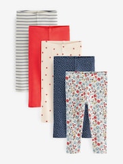 Marine - Gerippte Leggings im 5er-Pack (3 M.–7 J.) - Image 1 of 8