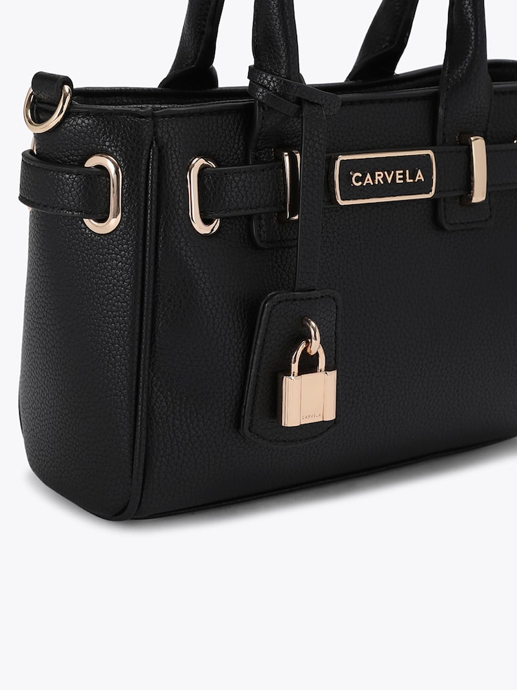 שחור - Carvela תיק סל קטן, דגם Violet - תמונה 4 מתוך 4 שחור - Carvela תיק סל קטן, דגם Violet - תמונה 4 מתוך 4