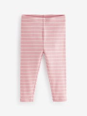 Pink Ribbed Leggings 5 Pack (3mths-7yrs) - Image 5 of 8