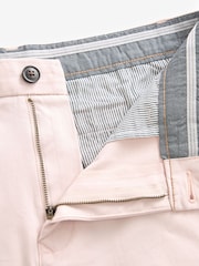 Light Pink Straight Fit Stretch Chinos Shorts - Image 6 of 9