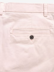 Light Pink Straight Fit Stretch Chinos Shorts - Image 7 of 9