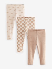 Neutral Leggings 3 Pack (3mths-7yrs) - Image 1 of 6