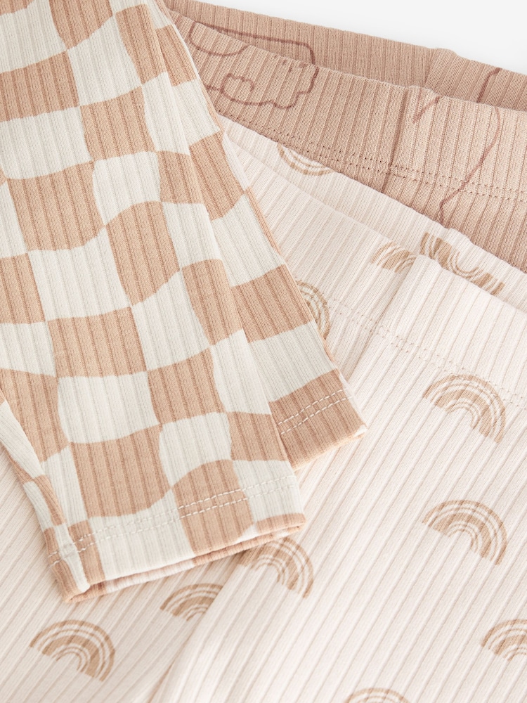 Neutral Leggings 3 Pack (3mths-7yrs) - Image 6 of 6 Neutral Leggings 3 Pack (3mths-7yrs) - Image 6 of 6