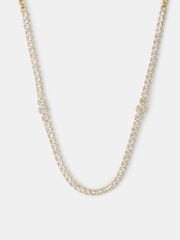 Accessorize 14ct Plated Cubic Zirconia Tennis Necklace - Slika 2 od 2