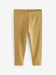 Dusky Orange Ribbed Leggings 5 Pack (3mths-7yrs) - Image 6 of 8