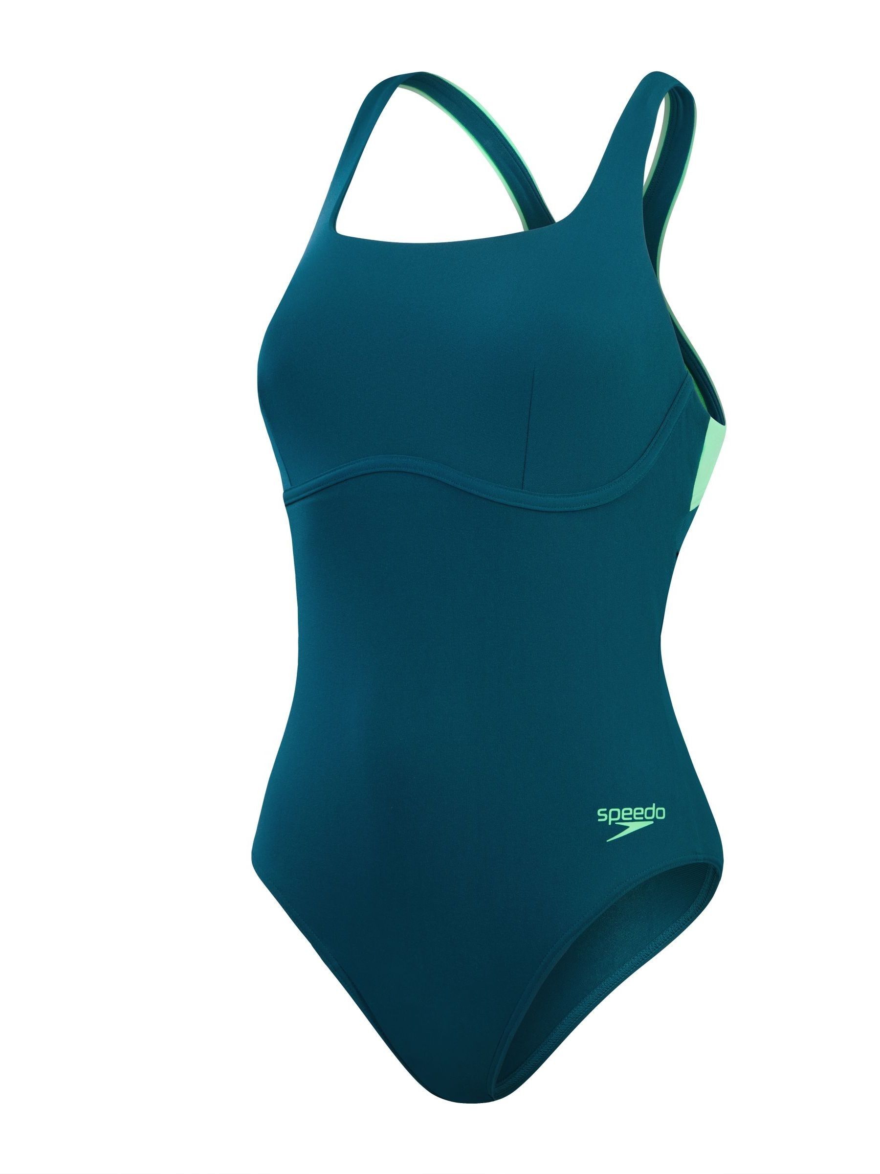 Women's Medley Zip-Up Swim Bra | Black UPF 50+