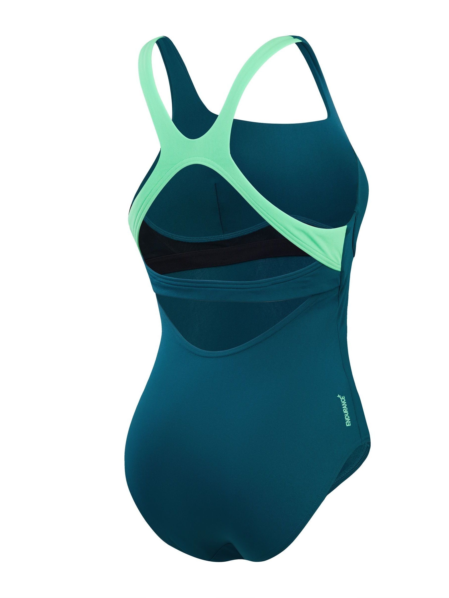 Buy Speedo Blue Womens Flex Band Swimsuit with Integrated