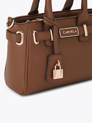 טבעי - Carvela תיק סל קטן, דגם Violet - תמונה 4 מתוך 4