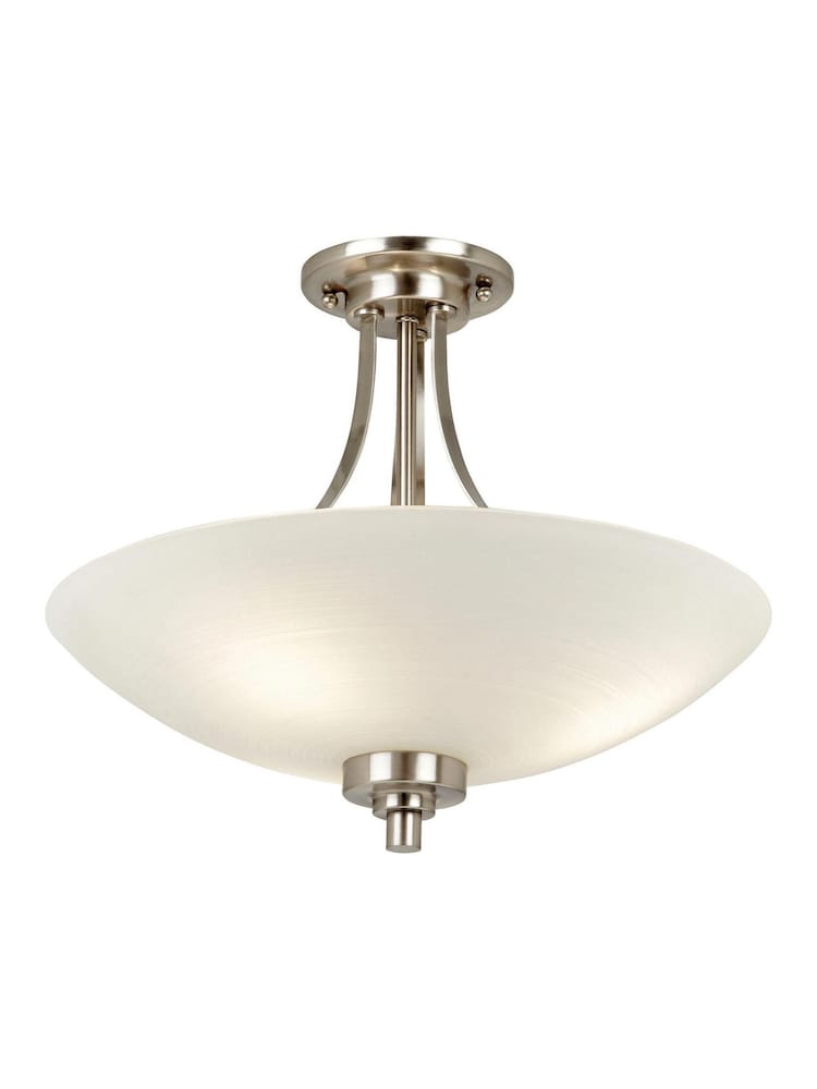 Gallery Home Chrome Perth Flush Ceiling Light - Image 4 of 4 Gallery Home Chrome Perth Flush Ceiling Light - Image 4 of 4