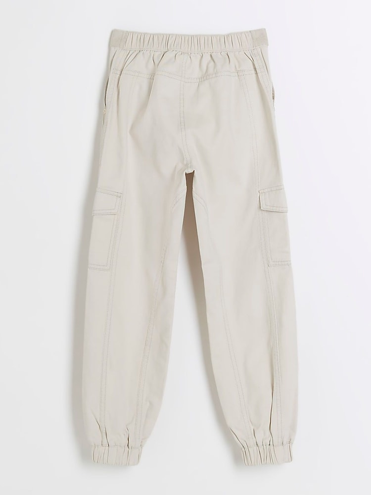River Island dekleta Self Belted kargo hlače (z žepi na hlačnicah) 100% Cotton hlače - Slika 2 iz 4