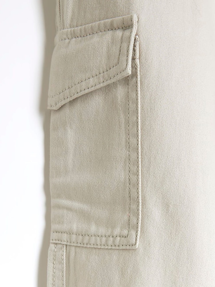 River Island dekleta Self Belted kargo hlače (z žepi na hlačnicah) 100% Cotton hlače - Slika 4 iz 4