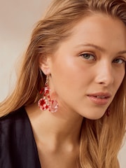 Red Cherry Resin Earrings - Image 2 of 4