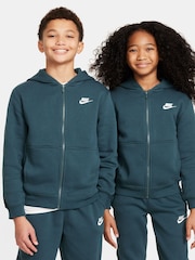 Nike Green Club Fleece Tracksuit - Image 3 of 8