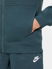 Nike Green Club Fleece Tracksuit - Image 6 of 8