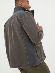 FatFace Brown Broadsands Colour Block Jacket - Image 3 of 6