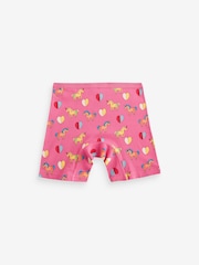 Pink/Blue Stampy Long Leg Short Briefs 5 Pack (2-16yrs) - Image 2 of 4