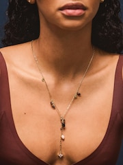 Accessorize Жартылай бағалы лариат алқасы - 2суретінің 1 суреті