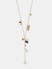 Accessorize Жартылай бағалы лариат алқасы - 2суретінің 2 суреті