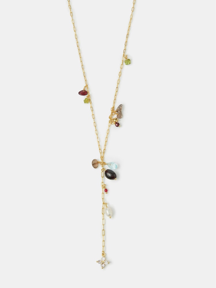 Accessorize Жартылай бағалы лариат алқасы - 2суретінің 2 суреті Accessorize Жартылай бағалы лариат алқасы - 2суретінің 2 суреті