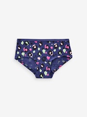 Pink/Purple Animal Print Hipsters 7 Pack (2-16yrs) - Image 2 of 10