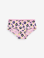 Pink/Purple Animal Print Hipsters 7 Pack (2-16yrs) - Image 4 of 10
