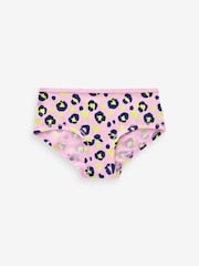 Pink/Purple Animal Print Hipsters 7 Pack (2-16yrs) - Image 7 of 10