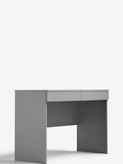 Grey Flynn 2 Drawer Console Dressing Table - Image 6 of 10