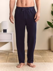 Navy Blue Open Slim Lightweight Joggers - Image 1 of 6