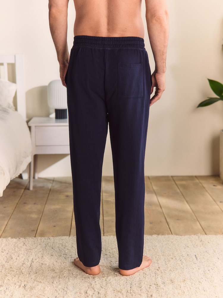 Navy Blue Open Slim Lightweight Joggers - Image 2 of 6