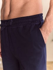 Navy Blue Open Slim Lightweight Joggers - Image 4 of 6