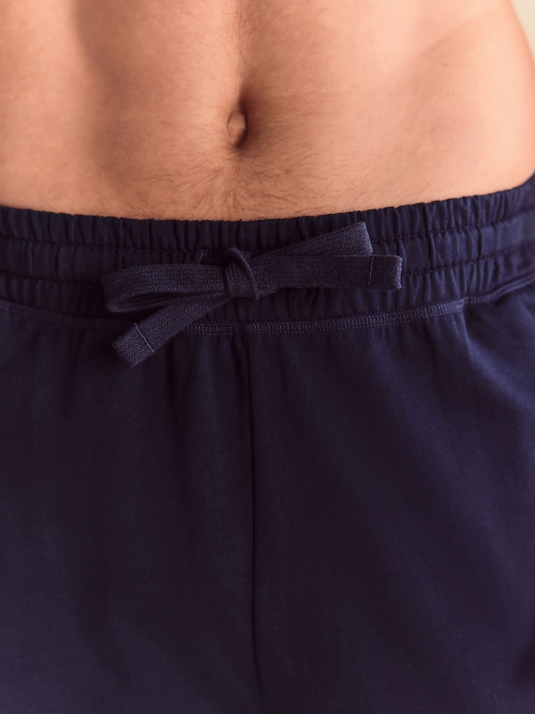 Navy Blue Open Slim Lightweight Joggers - Image 6 of 6