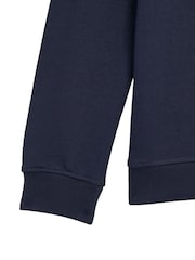 Lyle & Scott Navy Blue Crew Neck 100% Cotton Sweatshirt - Image 5 of 5