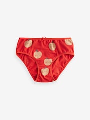 Red Print Briefs 7 Pack (1.5-12yrs) - Image 9 of 11