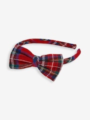 JoJo Maman Bébé Navy Blue Tartan Hairband - Image 1 of 3