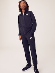 Under Armour Black Boys Youth Knit Tracksuit - Image 1 of 10