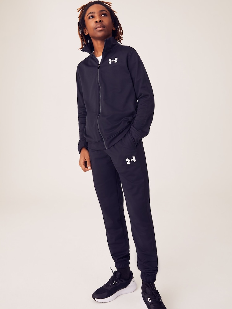 Under Armour Black Boys Youth Knit Tracksuit - Image 1 of 10